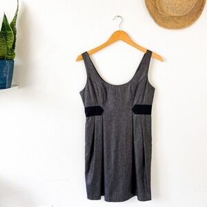 Jack by BB Dakota Charcoal Grey/Black Dress S Small